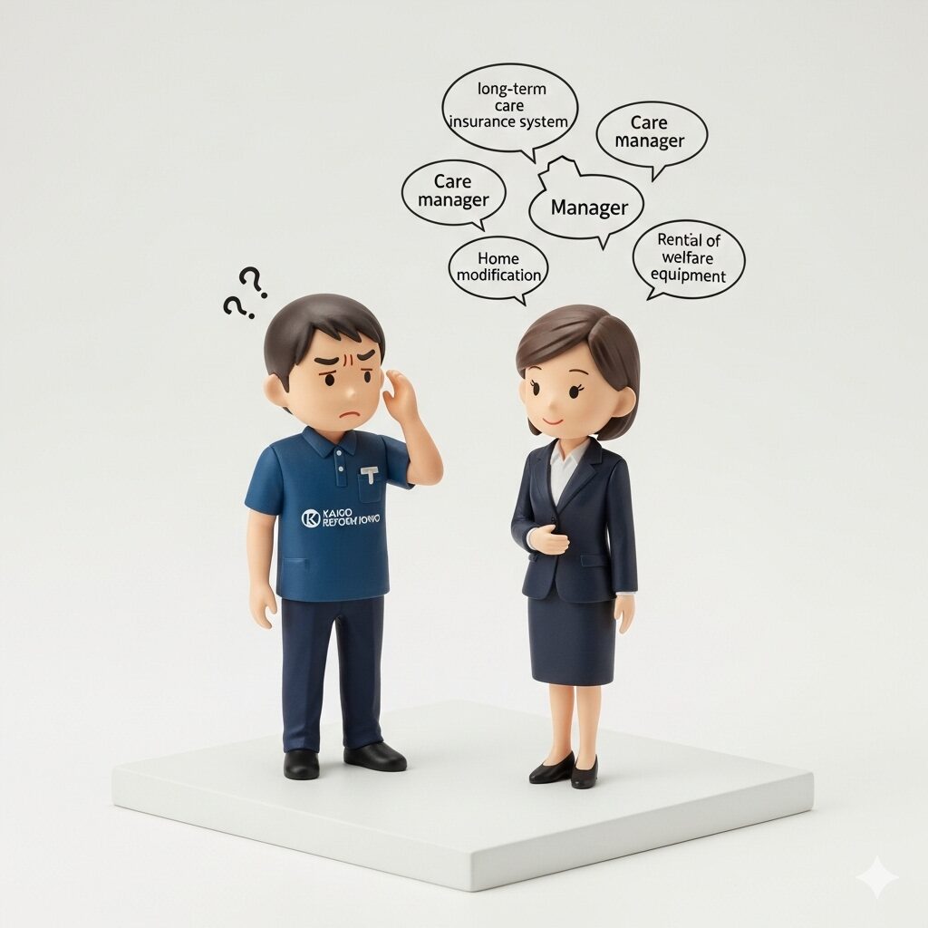 介護業界の専門用語がわからない