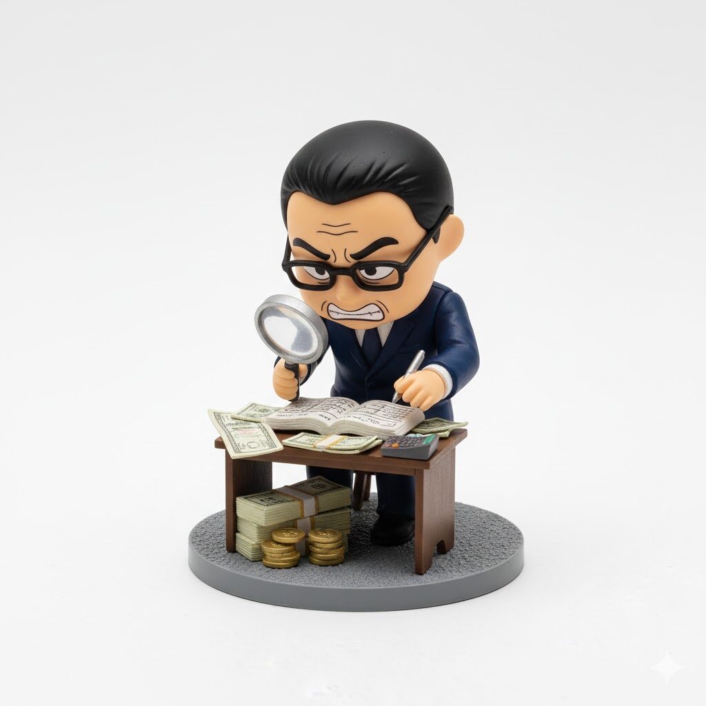 コスト削減に必死な経営者