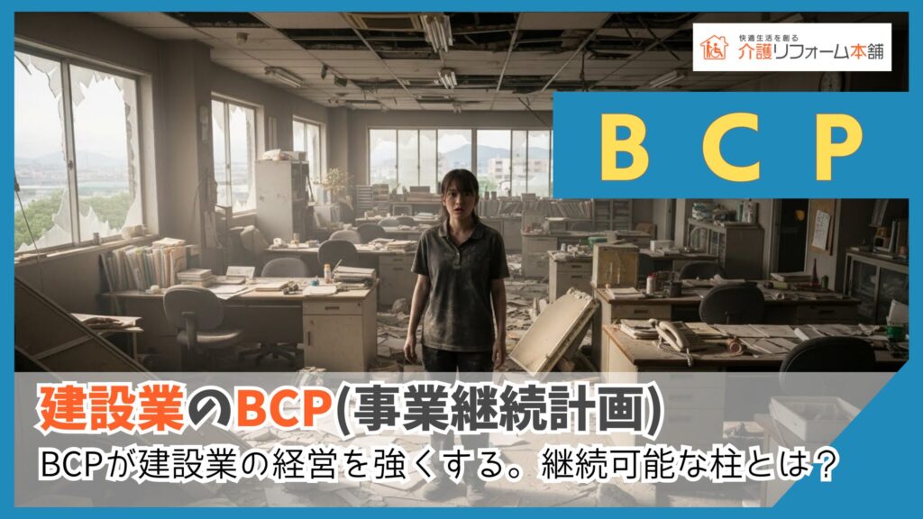 BCP(事業継続計画)で建設業の経営強化|事業継続可能な柱を持つ